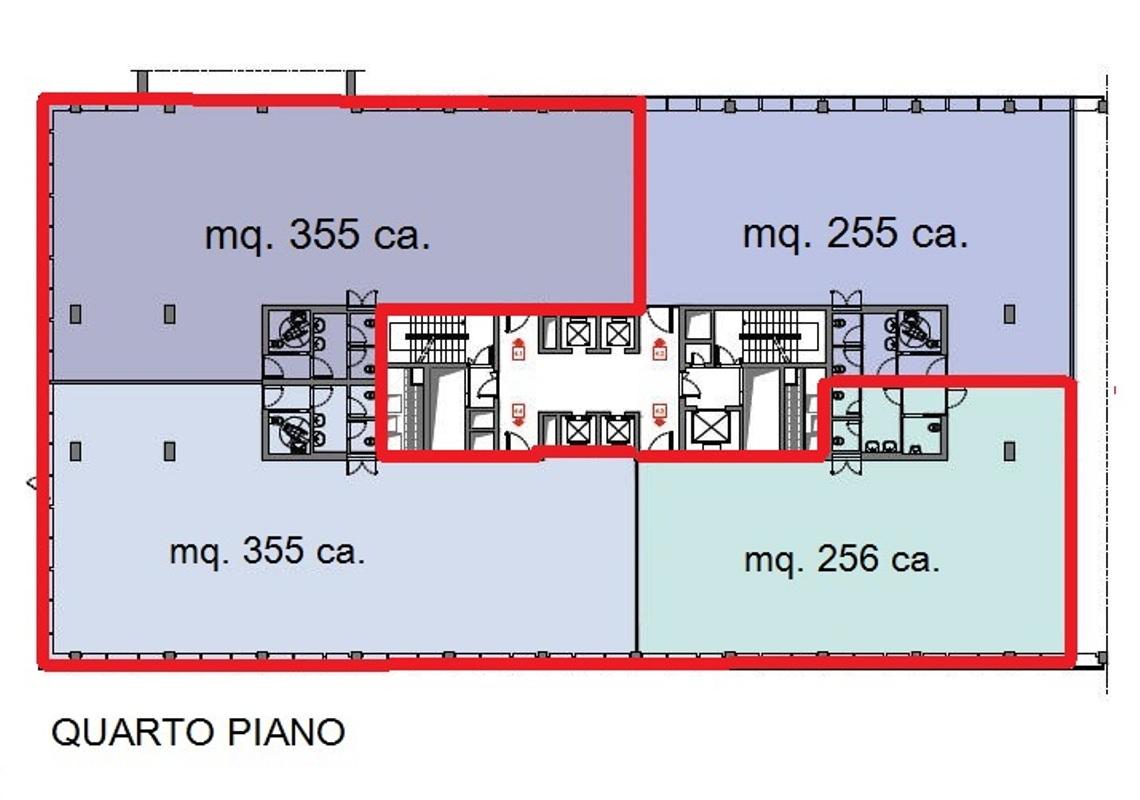 Ufficio in Via Olgia, Segrate, {3} - Planimetria 1