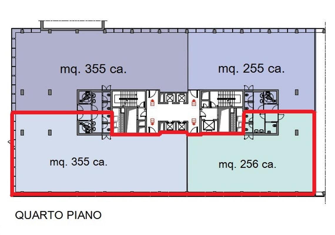 Ufficio in Via Olgia, Segrate, {3} - Planimetria 1