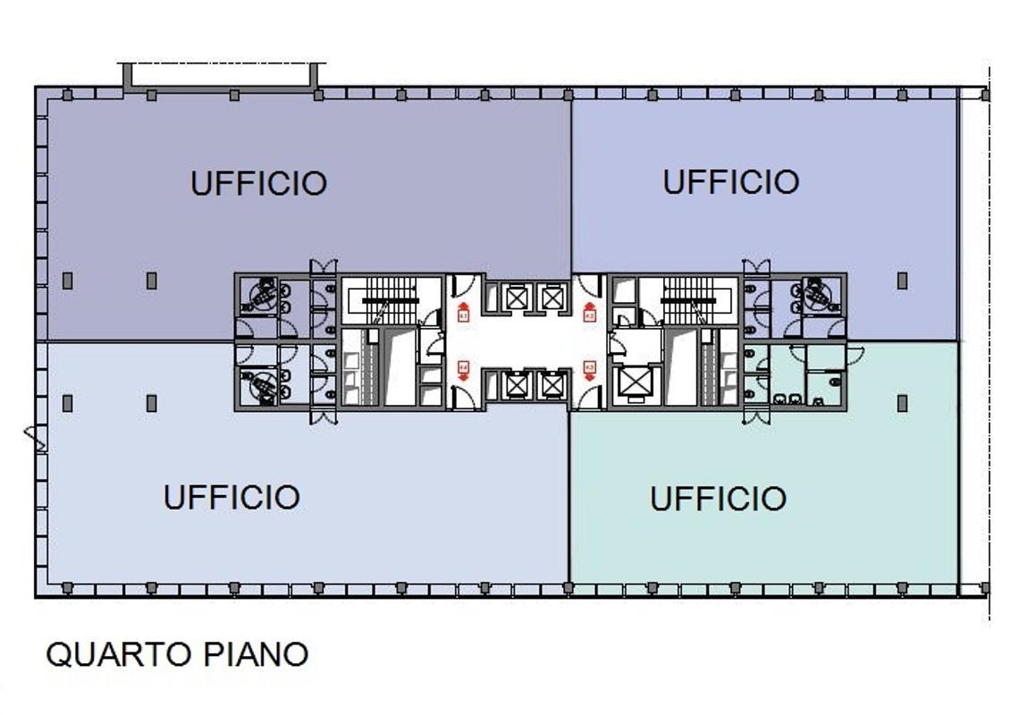 Ufficio in Via Olgia, Segrate, {3} - Planimetria 1