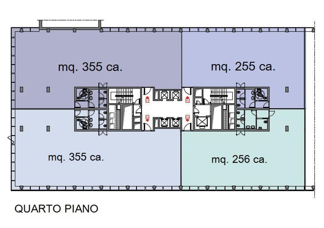 Ufficio in Via Olgia, Segrate, {3} - Planimetria 1