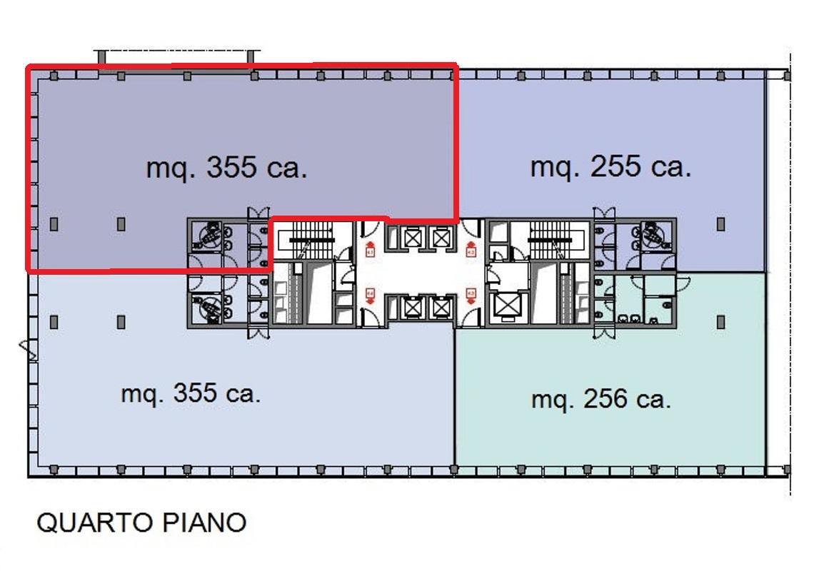 Ufficio in Via Olgia, Segrate, {3} - Planimetria 1