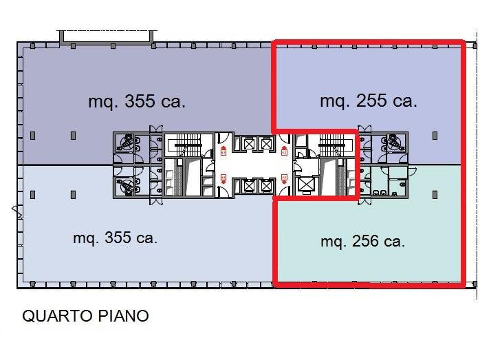 Ufficio in Via Olgia, Segrate, {3} - Planimetria 1