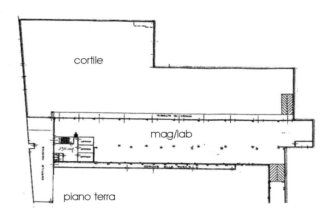 Laboratorio in Via Moro a., Pioltello, {3} - Planimetria 1