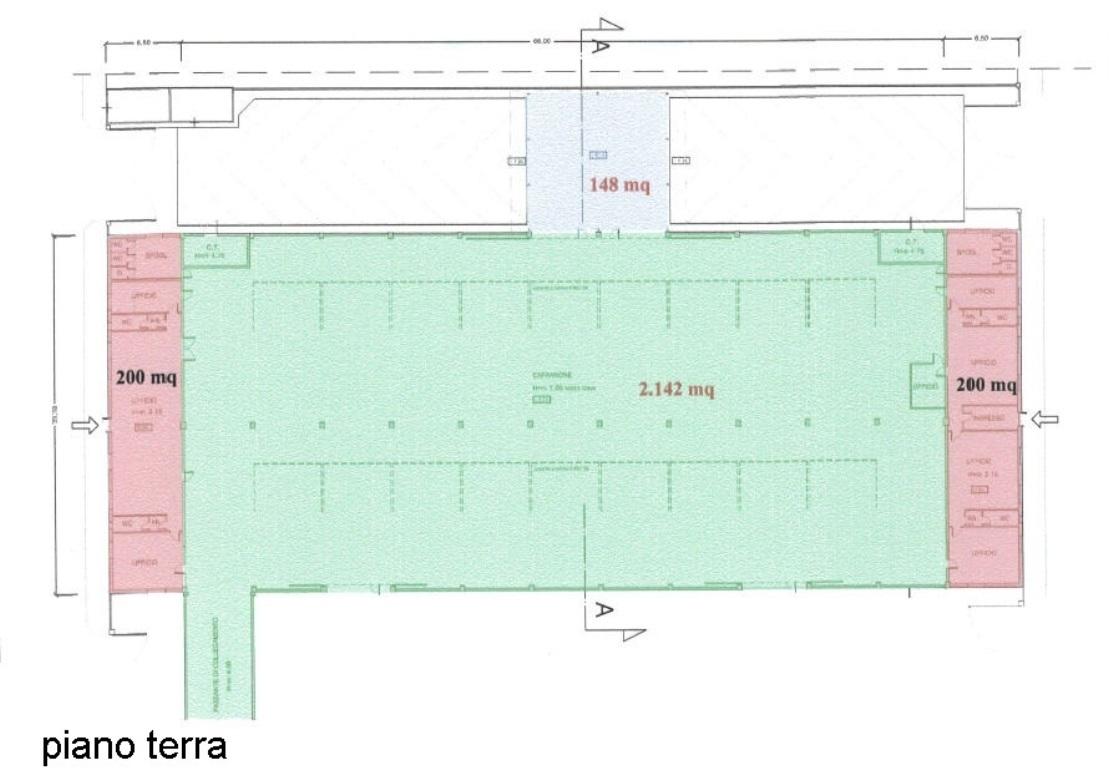 Laboratorio in Via Marche, San Giuliano Milanese, {3} - Planimetria 1