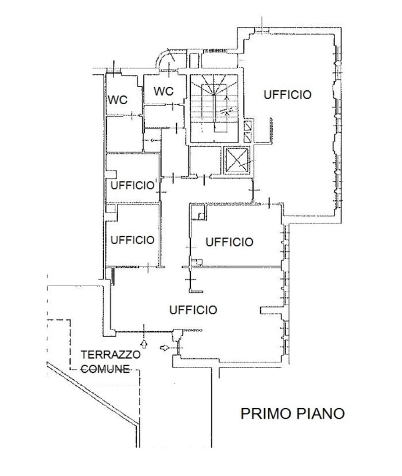 Ufficio in Via Modigliani, Segrate, {3} - Planimetria 1
