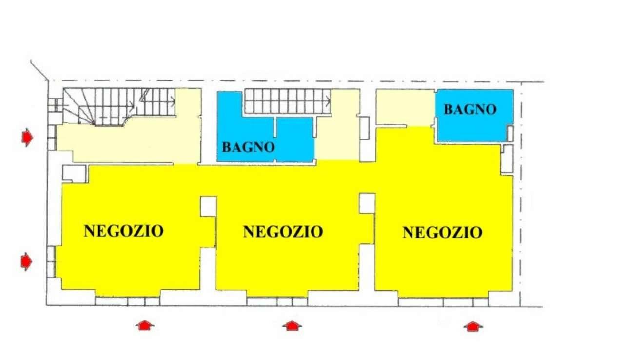 Negozio in Via Lodino 77, Lodi - Planimetria 1