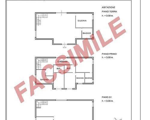 Magazzino in vendita, Via Plinio Il Giovane, Vasanello - Planimetria 1