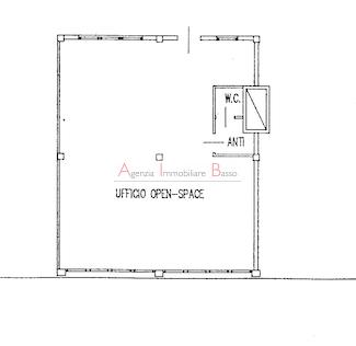 Ufficio in Via Pana', Padova, {3} - Planimetria 1