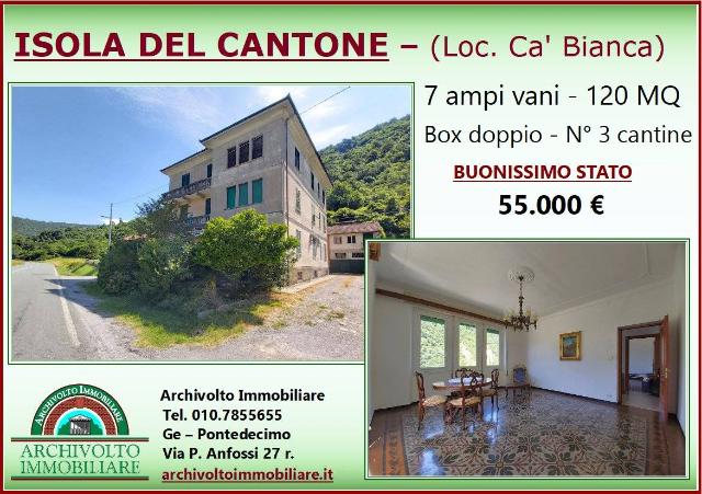 Vierzimmerwohnung in Frazione Pietrabissara, Isola del Cantone - Foto 1