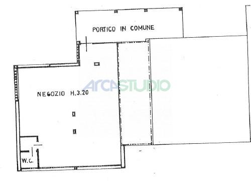 Negozio in Via Europa, Monticello Conte Otto, {3} - Planimetria 1