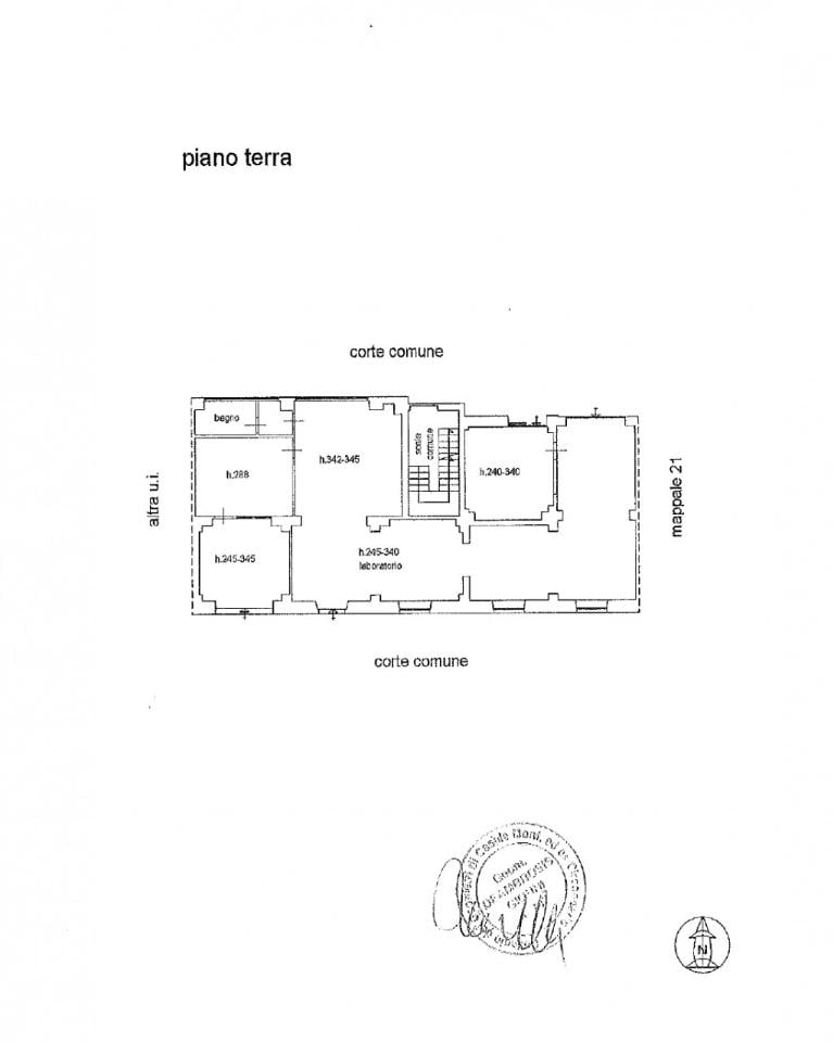Capannone in Corso Giovane Italia 46, Casale Monferrato, {3} - Planimetria 1