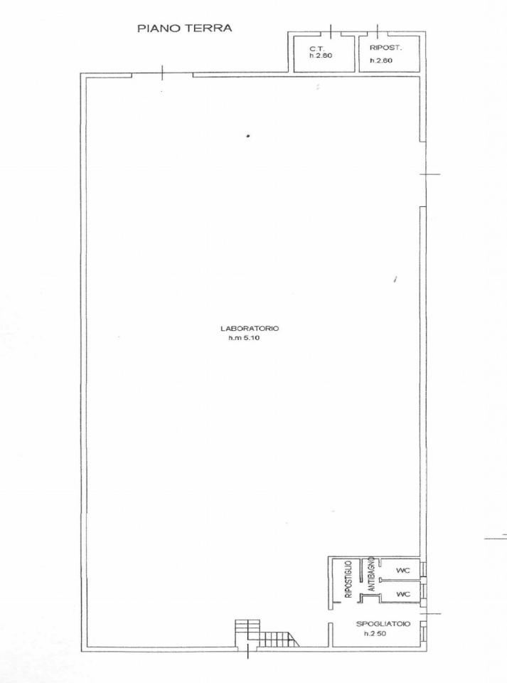 Capannone in Via Giacomo Gaetano Begaro, Este, {3} - Planimetria 1