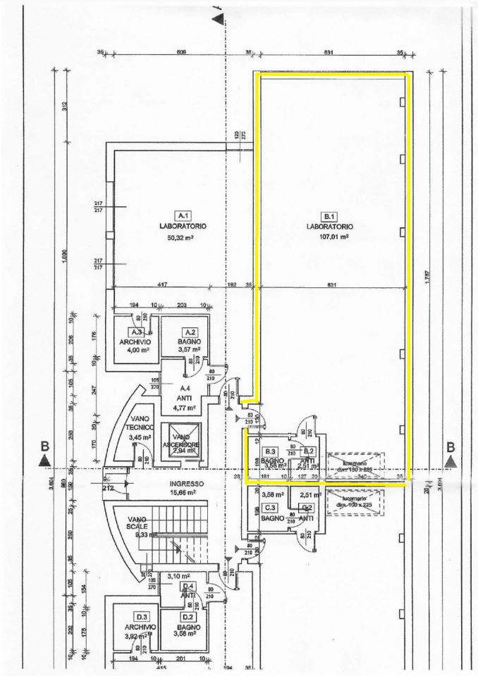 Laboratorio in Via Misurina, Mestrino, {3} - Planimetria 1
