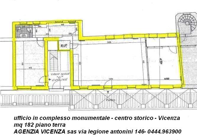 Ufficio in Contrà San Marco, Vicenza, {3} - Planimetria 1