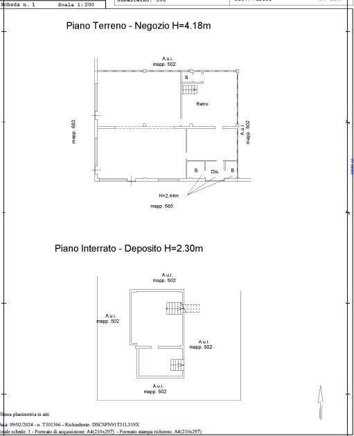 Negozio in {3}, Viale Santuario 1 - Planimetria 1