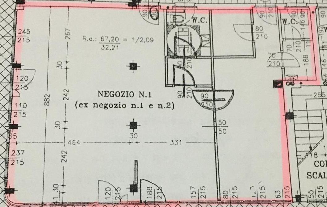 Ristorante in Via Marco d'Agrate, Agrate Brianza 44, Agrate Brianza, {3} - Planimetria 1
