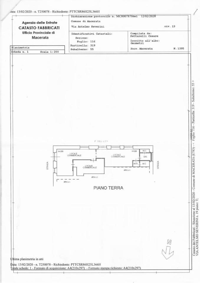 Wohnung in {3}, Via Antelmo Severini 19 - Grundriss 1