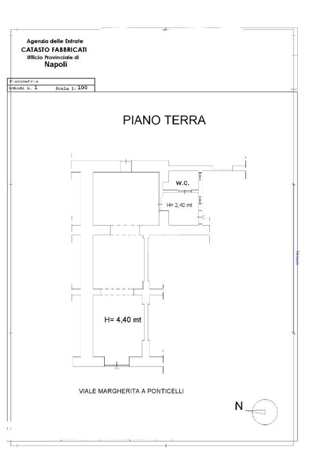 Negozio in Viale Margherita 13, Napoli, {3} - Planimetria 1