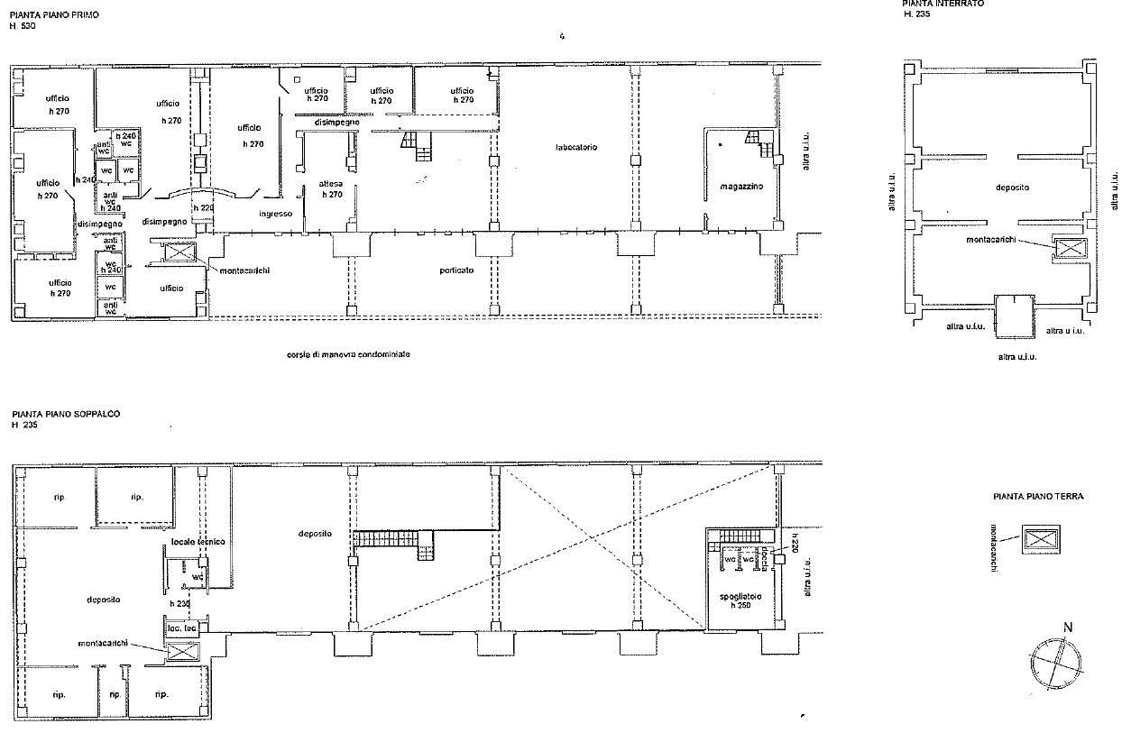 Capannone in , Firenze, {3} - Planimetria 1
