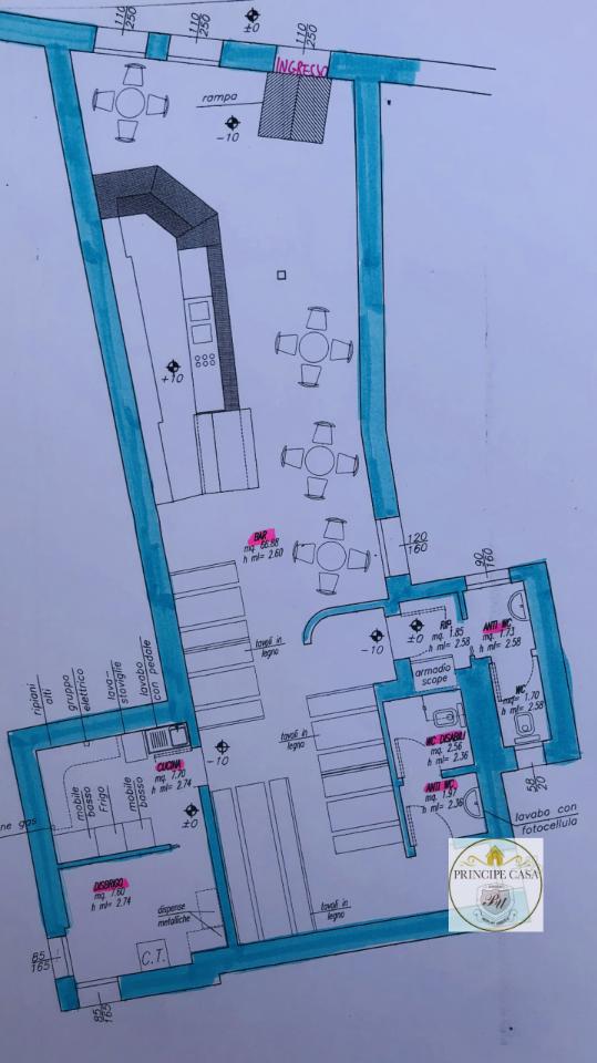 Negozio in Principe Umberto, Este, {3} - Planimetria 1
