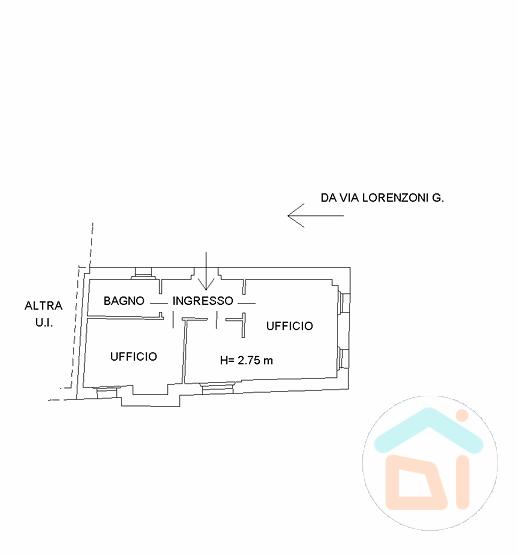 Ufficio in Via Lorenzoni, Gradisca D'Isonzo, {3} - Planimetria 1