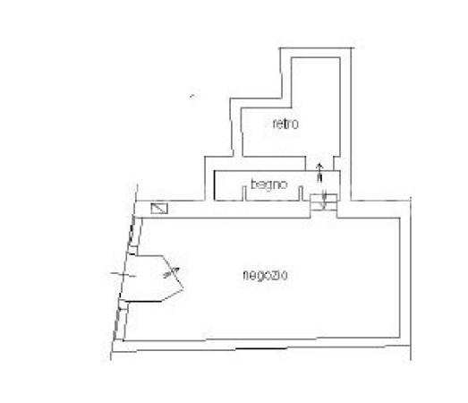 Negozio in Calle De La Mandola, Venezia, {3} - Planimetria 1