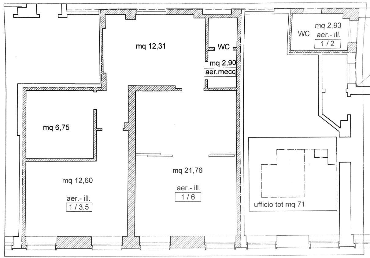 Ufficio in Via F. dall'Ongaro, Oderzo, {3} - Planimetria 1