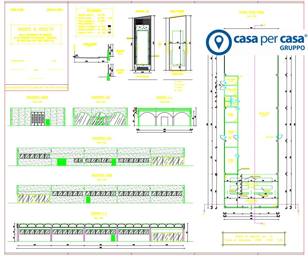 Capannone in Via Sansovino, Cerea, {3} - Planimetria 1