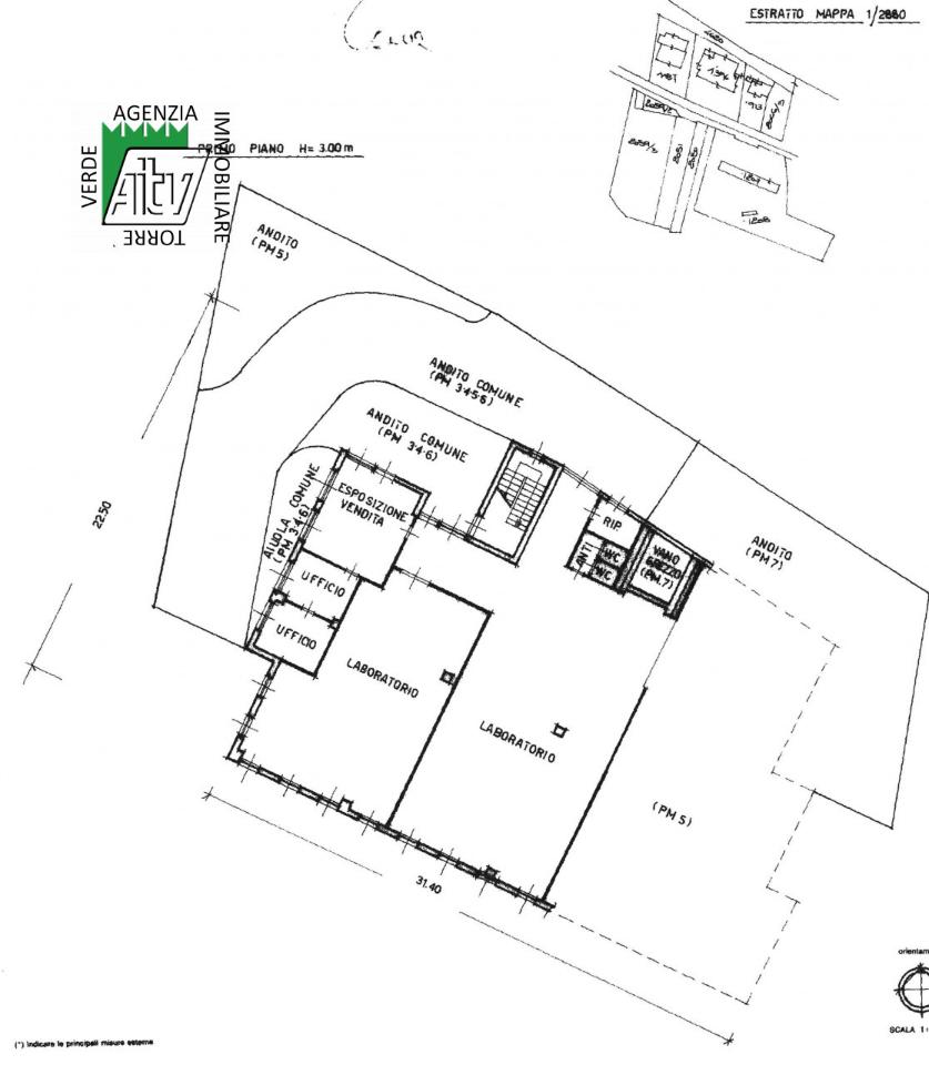 Capannone in Via Trento, Cles, {3} - Planimetria 1