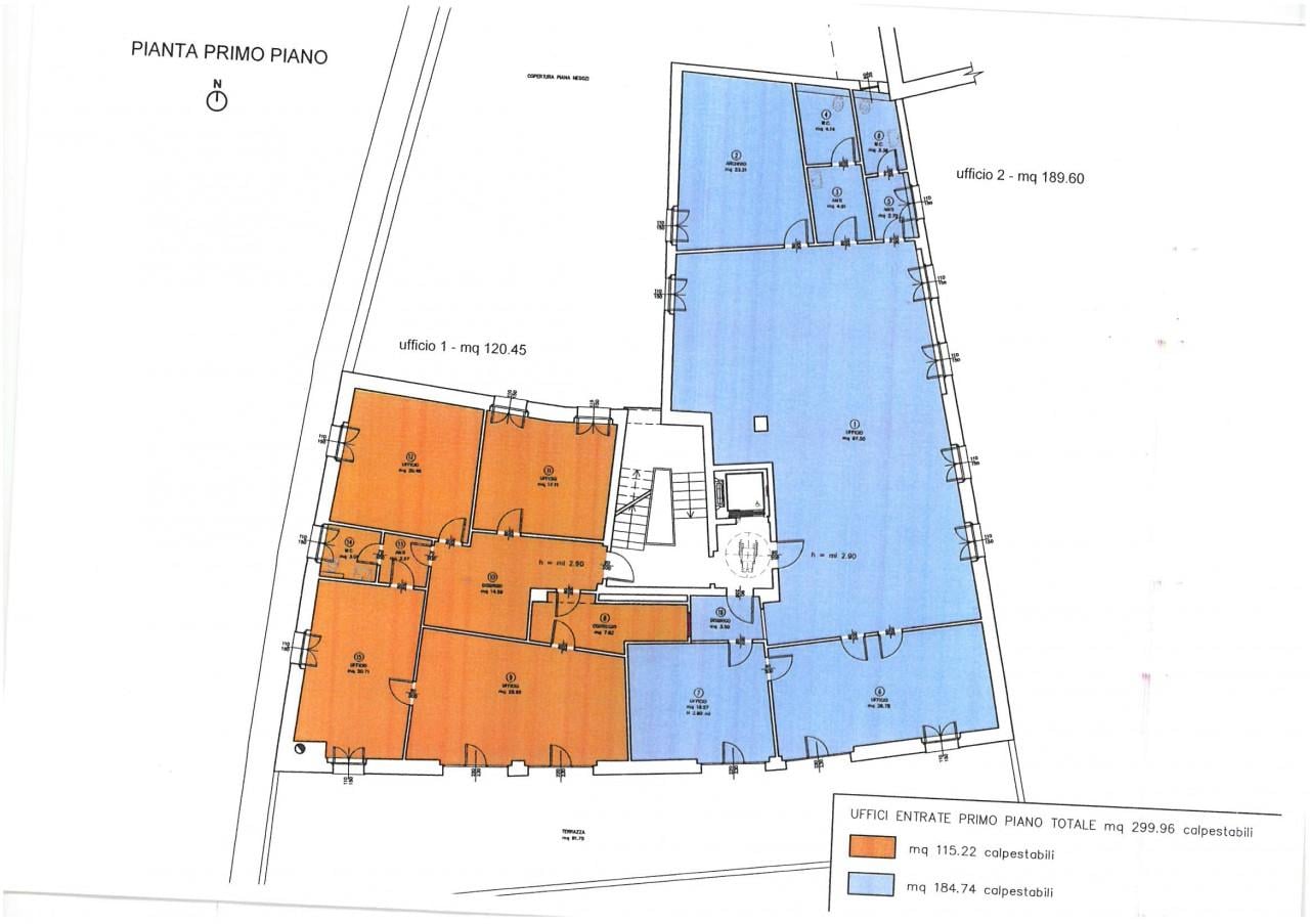 Ufficio in Viale Degasperi, Cles, {3} - Planimetria 1