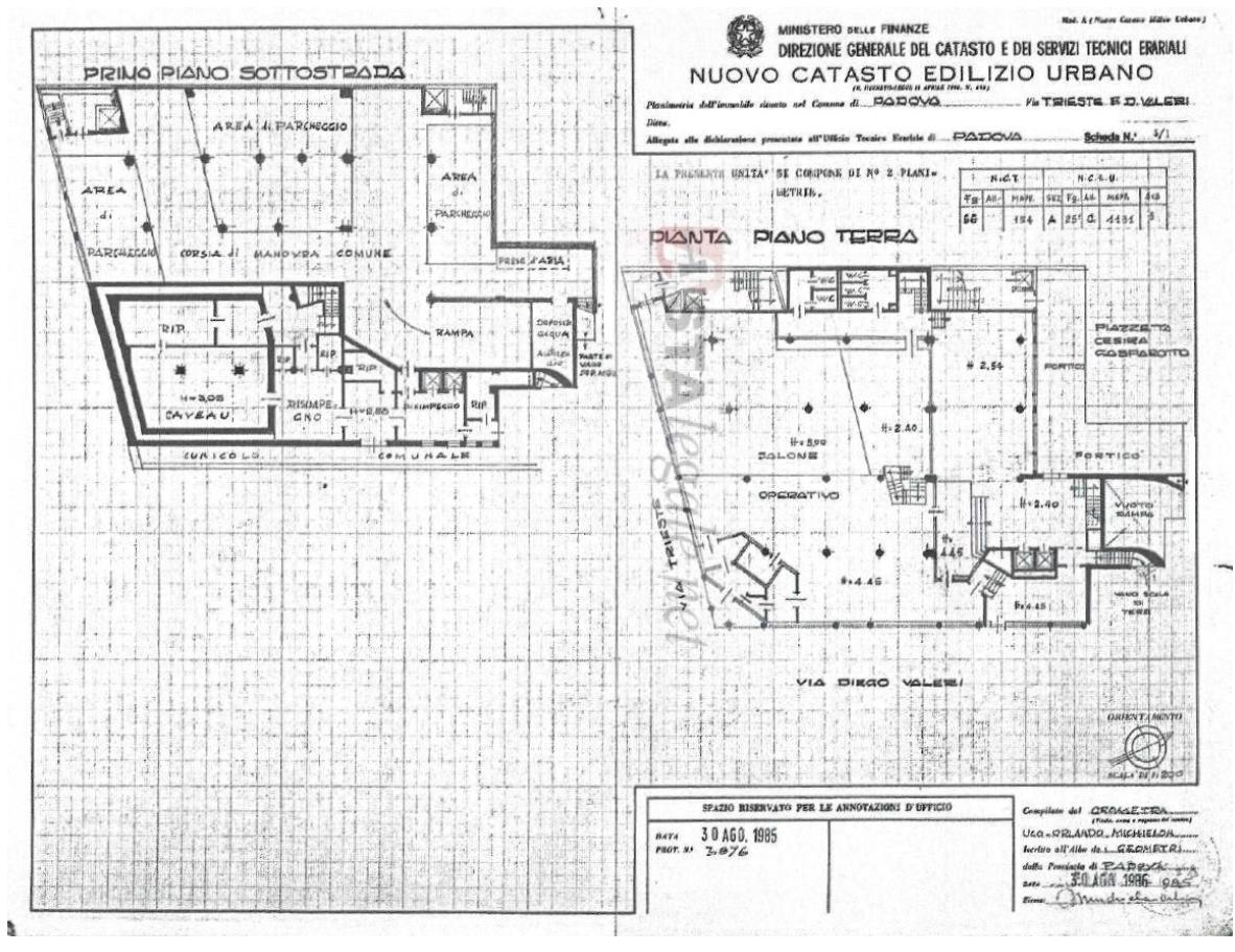 Ufficio in Stazione - Padova Rif 306, Padova, {3} - Planimetria 1