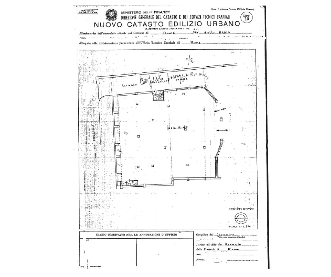 Magazzino in Piazzale della Radio 23, Roma, {3} - Planimetria 1