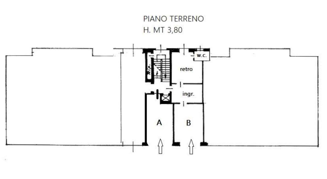 Negozio in Via Sagra di San Michele 38, Torino, {3} - Planimetria 1