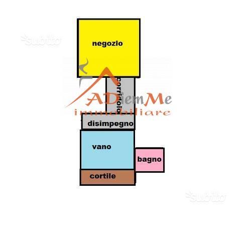 Negozio in Via Benedetto Croce 107, Pisa, {3} - Planimetria 1