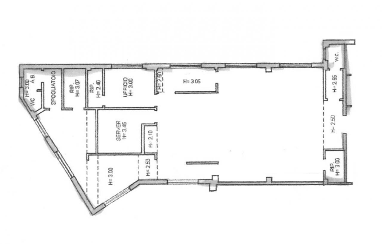 Office in {3}, Via Lorenzo di Credi - Planimetry 1