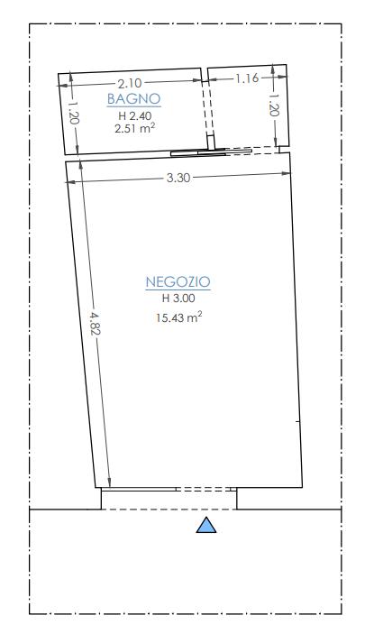 Negozio in Piazza del Duomo, Firenze, {3} - Planimetria 1