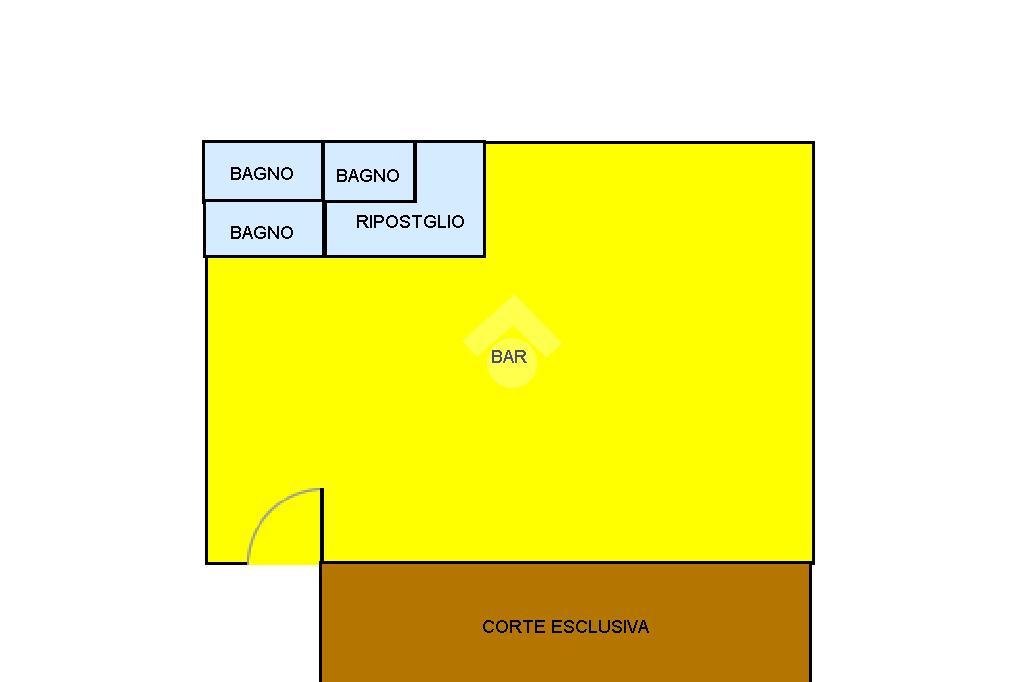 Negozio in Via Italia, Paitone, {3} - Planimetria 1