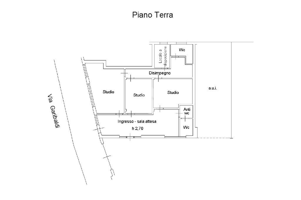 Ufficio in Via Garibaldi 2, Vobarno, {3} - Planimetria 1