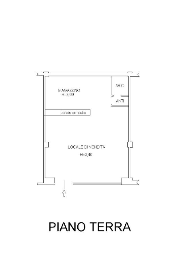 Negozio in Via dei Baicc 2, Idro, {3} - Planimetria 1