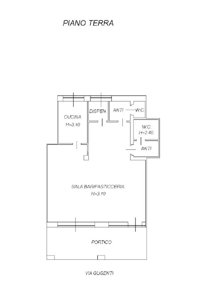 Negozio in Via Fabio Glisenti 39, Vestone, {3} - Planimetria 1
