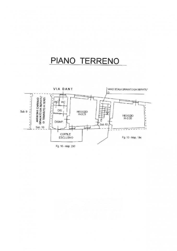 Negozio in Via Dante Alighieri,31, Carpignano Sesia, {3} - Planimetria 1