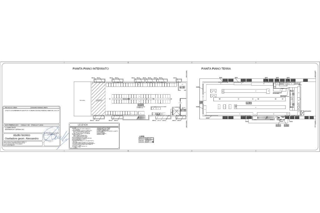 Negozio in Via Crearo 145, Rossano Veneto, {3} - Planimetria 1