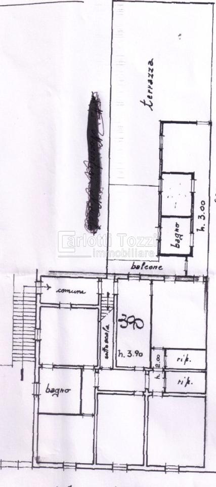 Ufficio in Via Matteotti, Grosseto, {3} - Planimetria 1