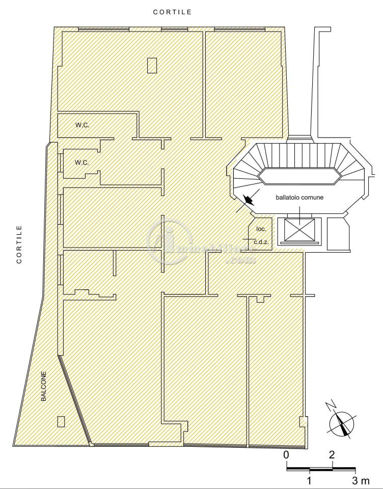 Ufficio in Via Melchiorre Gioia, Milano, {3} - Planimetria 1