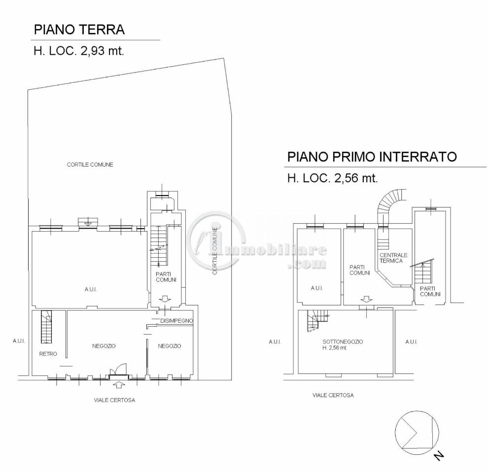 Negozio in Piazzale Francesco Accursio, Milano, {3} - Planimetria 1