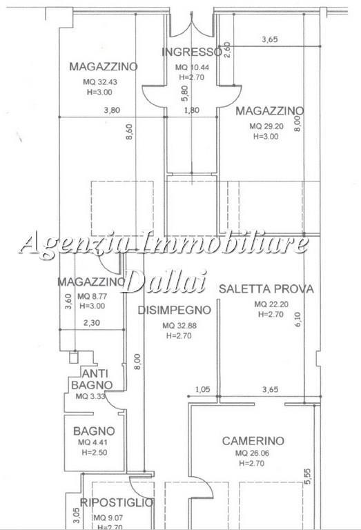 Capannone in Piazza Dante, Borgo San Lorenzo, {3} - Planimetria 1