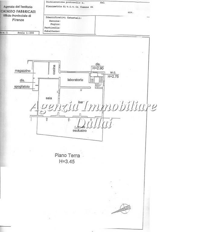 Locale commerciale in Via Roma 29, Scarperia e San Piero, {3} - Planimetria 1