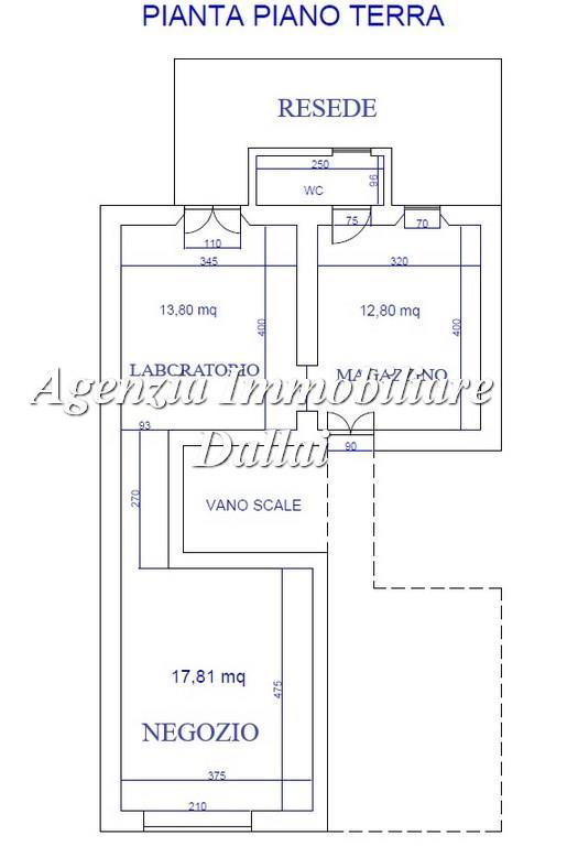 Negozio in Via Roma 29, Scarperia e San Piero, {3} - Planimetria 1