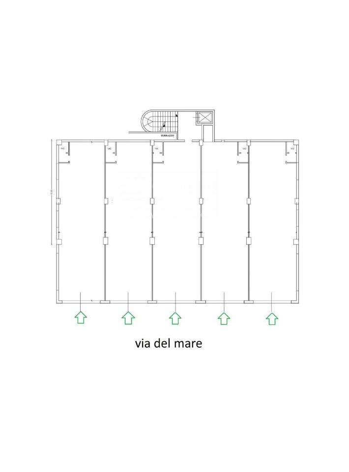 Negozio in Via del Mare, Pomezia, {3} - Planimetria 1
