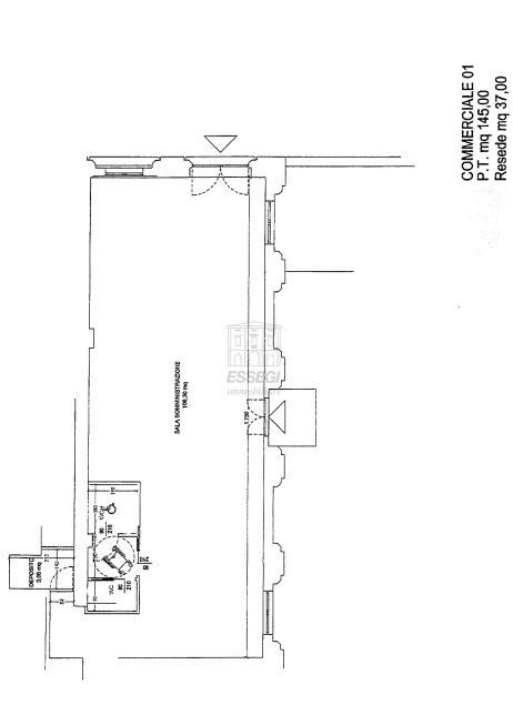 Palazzina commerciale in Viale Giovanni Pacini 115, Lucca, {3} - Planimetria 1